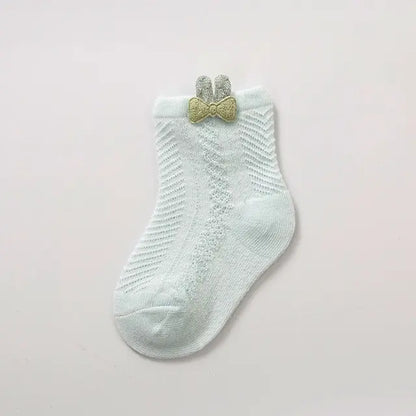 Soft Knit Baby Socks with Ears
