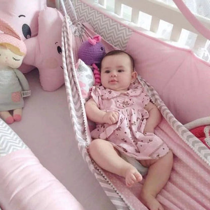 Baby Crib Hammock with Pillow - Cozy & Portable for Naps and Playtime