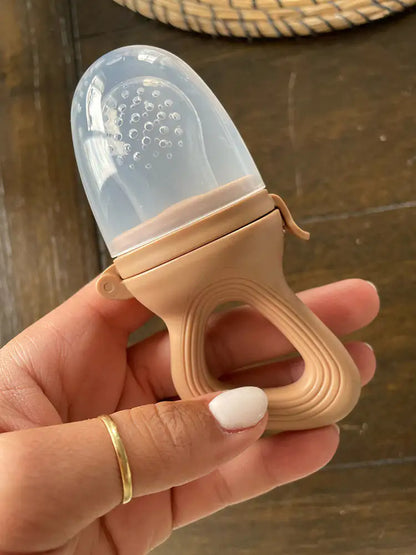 Baby Fruit Nibbler - Safe & BPA-Free Fresh Fruit Feeder