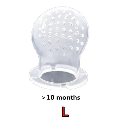 Squeeze Bottle Feeder – One-Handed Feeding with Reusable Silicone Spoon and Fruit Nibbler