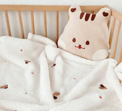 SnuggleSoft Luxe Flannel Baby Blanket