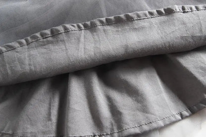Long-Sleeve Denim Tutu Dress for Girls