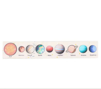 Montessori Solar System Puzzle Toy - Interactive Space Exploration for Kids
