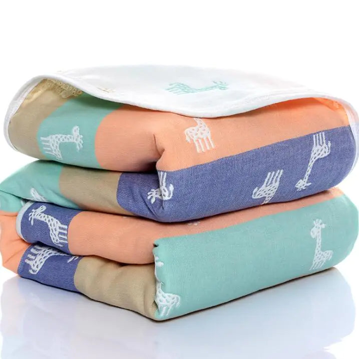 6 Layered Cotton Summer Quilt – Soft, Breathable, and Lightweight for Toddlers