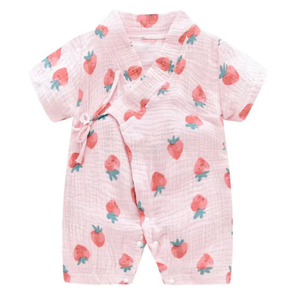 Lightweight Summer Kimono Outfit for Babies