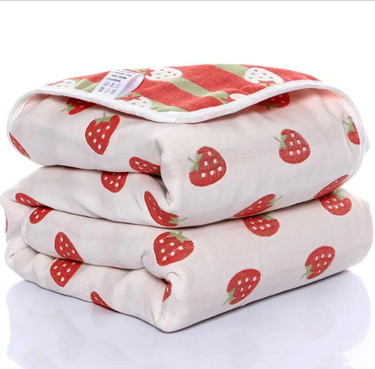 6 Layered Cotton Summer Quilt – Soft, Breathable, and Lightweight for Toddlers