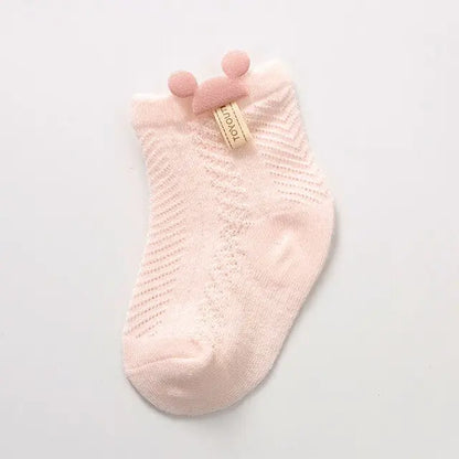 Soft Knit Baby Socks with Ears