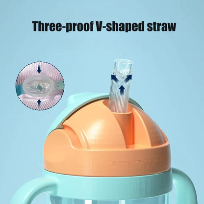 PPSU Baby Sippy Cup Bottle - Leak-Proof with Soft Spout & Straw Options