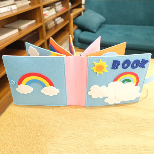 Montessori-style Felt Cloth Book for Babies