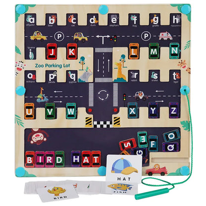 Magnetic Letters Maze Toy for Kids