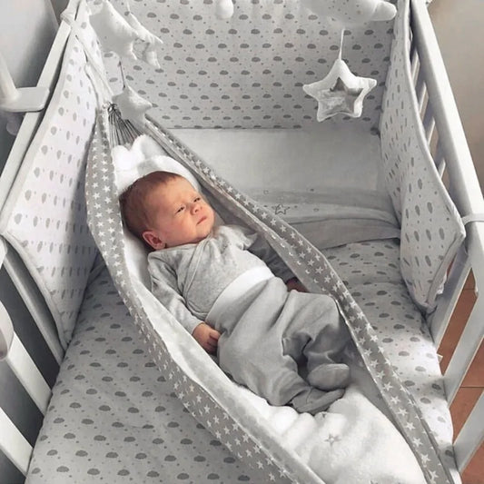Baby Crib Hammock with Pillow - Cozy & Portable for Naps and Playtime