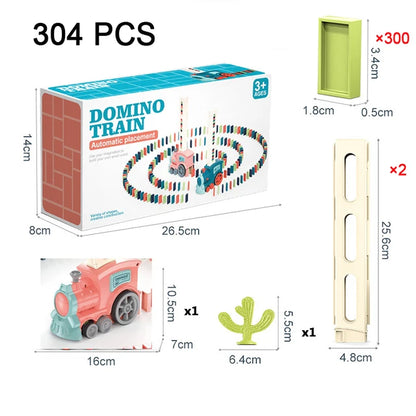 Kids Automatic Domino Train – Creative Toy for Fun and Learning