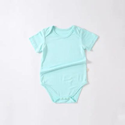 Bamboo Fiber Baby Romper – Soft, Breathable, and Easy-Care Summer Jumpsuit