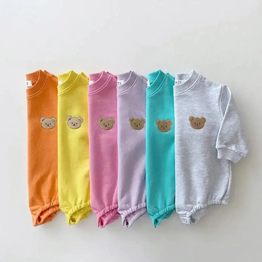 Bear Detail Baby Onesie for Girls/Boys