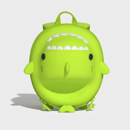 Children's Cartoon Shark Backpack – Fun, Durable, and Waterproof