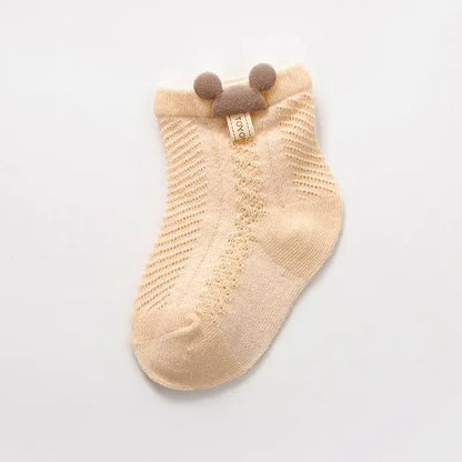 Soft Knit Baby Socks with Ears