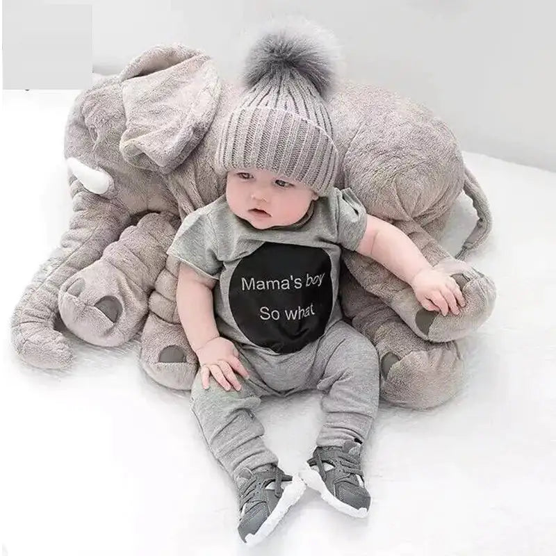 Elephant Cuddle Pillow - Soft and Cozy Companion for Kids