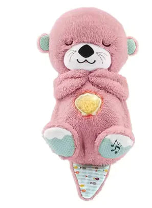 Breathable Plush Baby Toy – Musical Soother with Lights for Sleep & Play