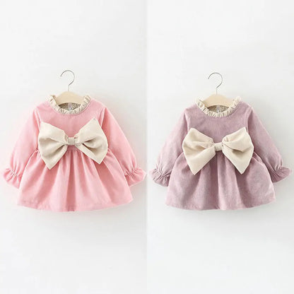 Charming Baby Dress with Bow Detail