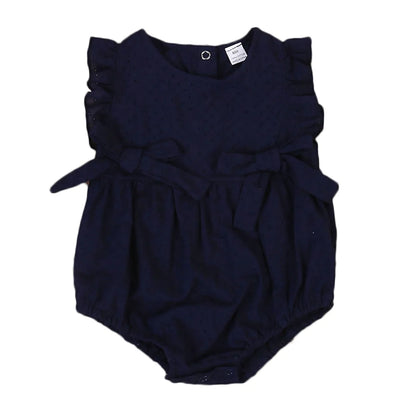 Floral Ruffle Summer Romper for Girls