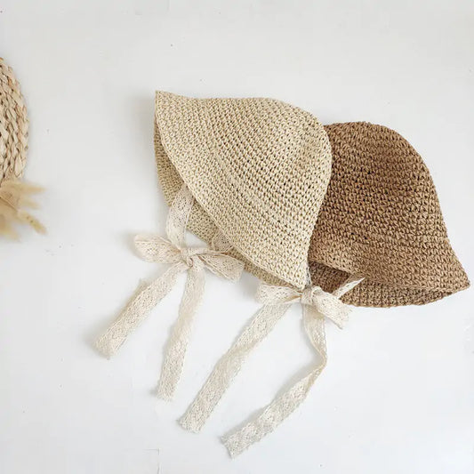 Cute Straw Hat for Baby Girl