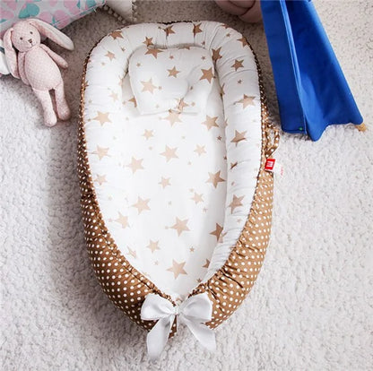Babynest Portable Newborn Lounger - Cozy, Secure & Machine Washable