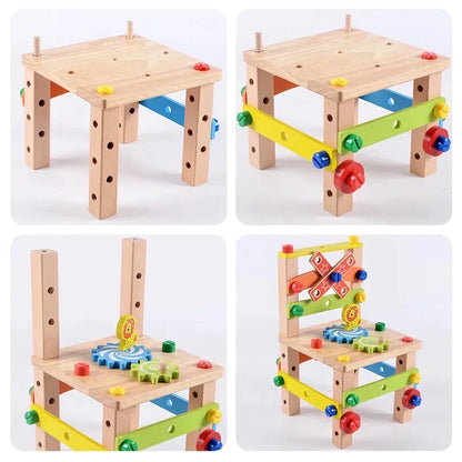 "BricoKid" Montessori Construction Chair for Creative Learning