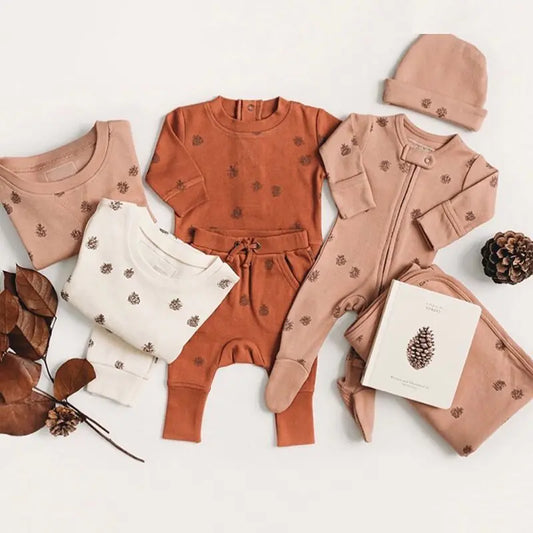 Knitted Coral Velvet Baby Footie Jumpsuit – Soft, Cozy, and Stylish for Newborns