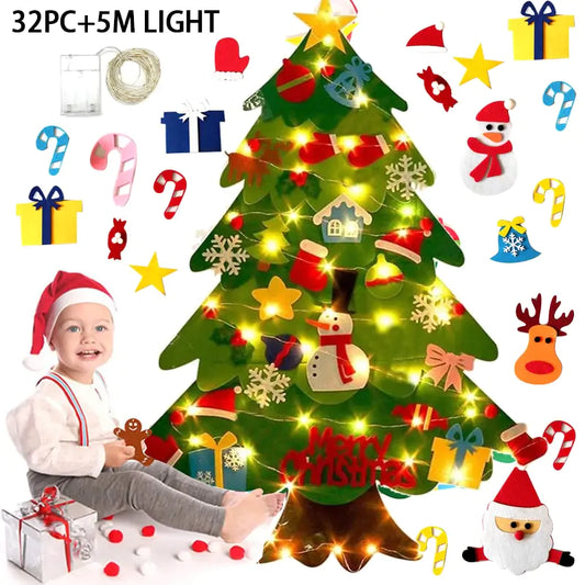 DIY Kids' First Felt Christmas Tree