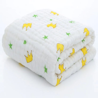 Organic Baby Muslin Swaddle Blanket – Soft, Comfortable, and Chemical-Free - Size 105x105cm