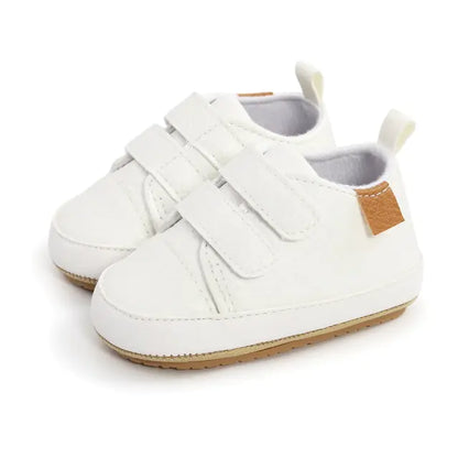 Multicolor Retro Leather Baby Shoes – Stylish, Comfortable, and Non-Slip for First Steps for Ages 0-18 Months