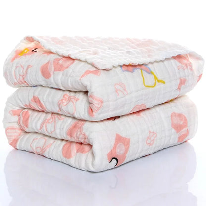 Organic Baby Muslin Swaddle Blanket – Soft, Comfortable, and Chemical-Free - Size 105x105cm