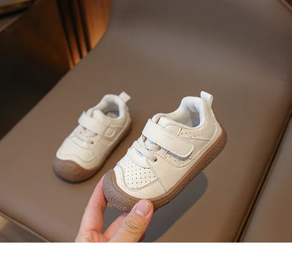 Toddler Oxford-Style Suede Shoes with Plush Lining
