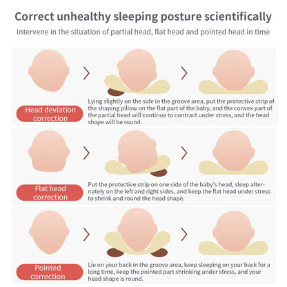 Infant Sleep Safety Comfort Pillow – Soft and Supportive for Safe Sleep