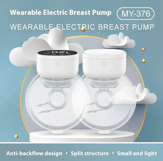 Wearable Electric Smart Breast Milk Collector with Anti-Backflow Technology