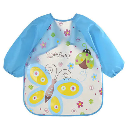 Waterproof Cartoon Baby Bibs & Burp Cloths Set