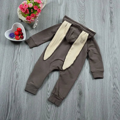 Cotton Baby Bunny Jumpsuit Romper – Soft, Stylish, and Comfortable