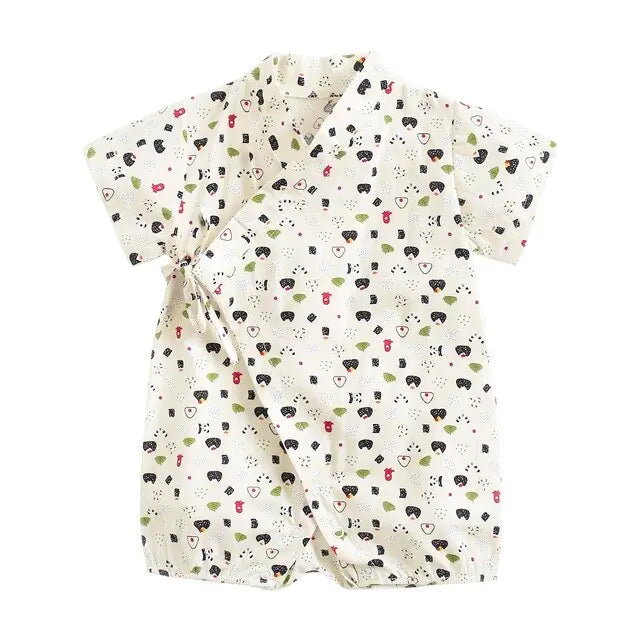 Lightweight Summer Kimono Outfit for Babies