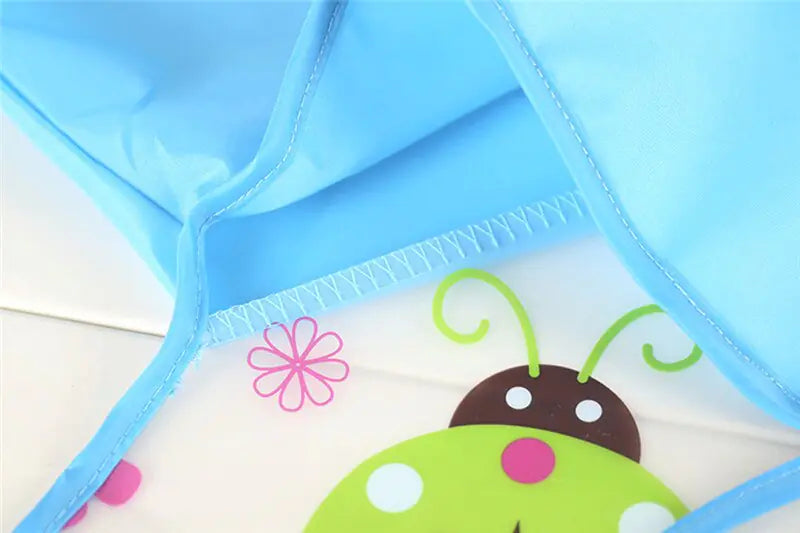 Waterproof Cartoon Baby Bibs & Burp Cloths Set