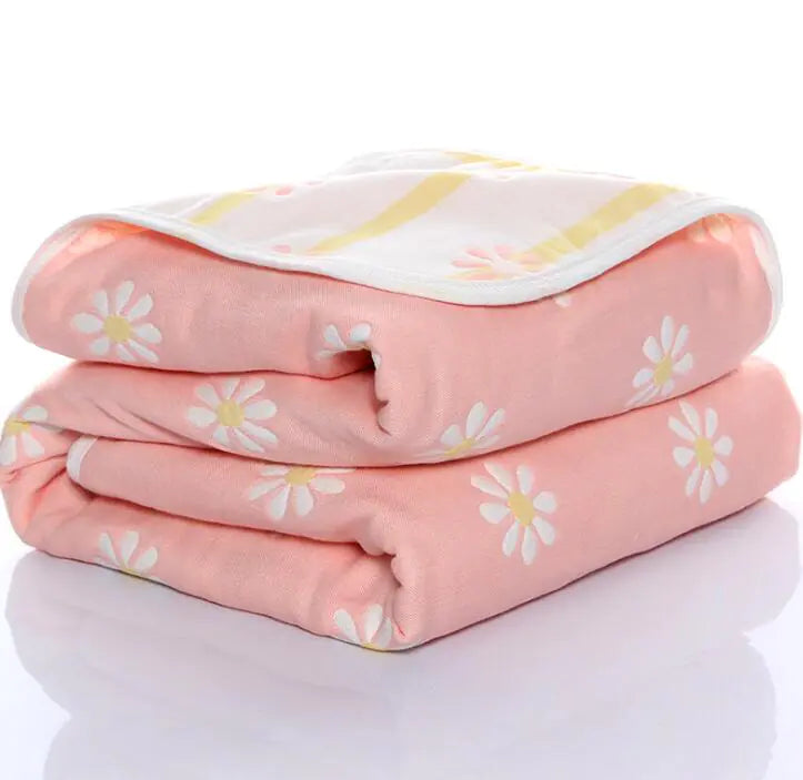 6 Layered Cotton Summer Quilt – Soft, Breathable, and Lightweight for Toddlers
