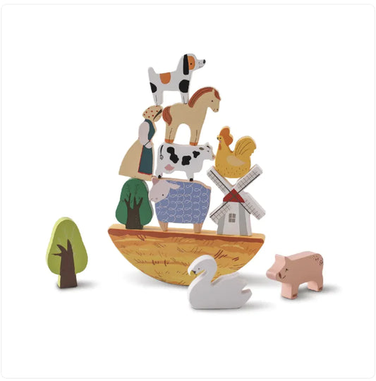 Children's Farm Animal Puzzle Stacking Blocks