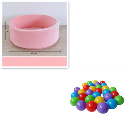 Premium Kids Ball Pit with Soft Velvet and Memory Foam