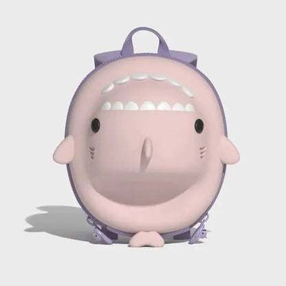 Children's Cartoon Shark Backpack – Fun, Durable, and Waterproof