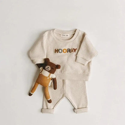 100% Organic Cotton Unisex 2-Piece Set - Cozy & Stylish for Spring & Autumn