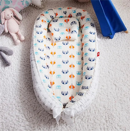 Babynest Portable Newborn Lounger - Cozy, Secure & Machine Washable