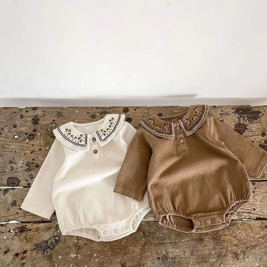 Blooming Beauty Embroidered Bodysuit for Girls