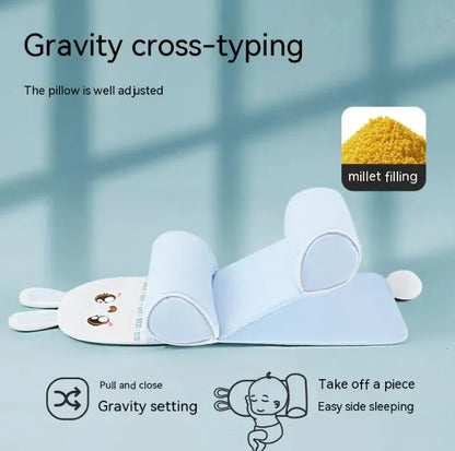 Newborn Buckwheat Cotton Pillow for Gentle Support and Comfort