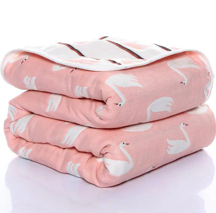 6 Layered Cotton Summer Quilt – Soft, Breathable, and Lightweight for Toddlers