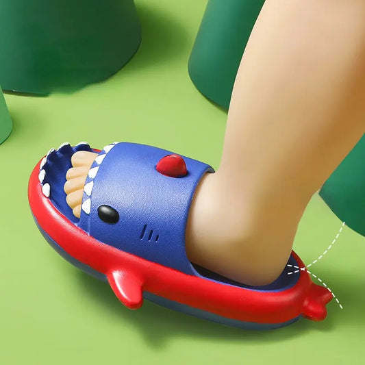 Colourful Shark Kids' Sandals – Fun, Comfortable, and Summer-Ready Footwear