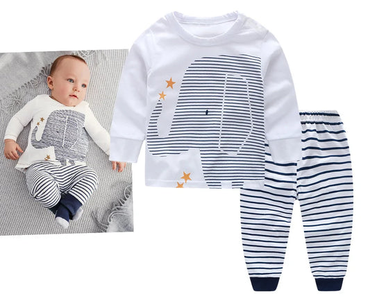 Babies Elephant Clothing Set – 100% Cotton Baby Outfit Set